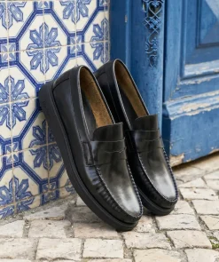 Mocassins EDUARDO Noir Lisse