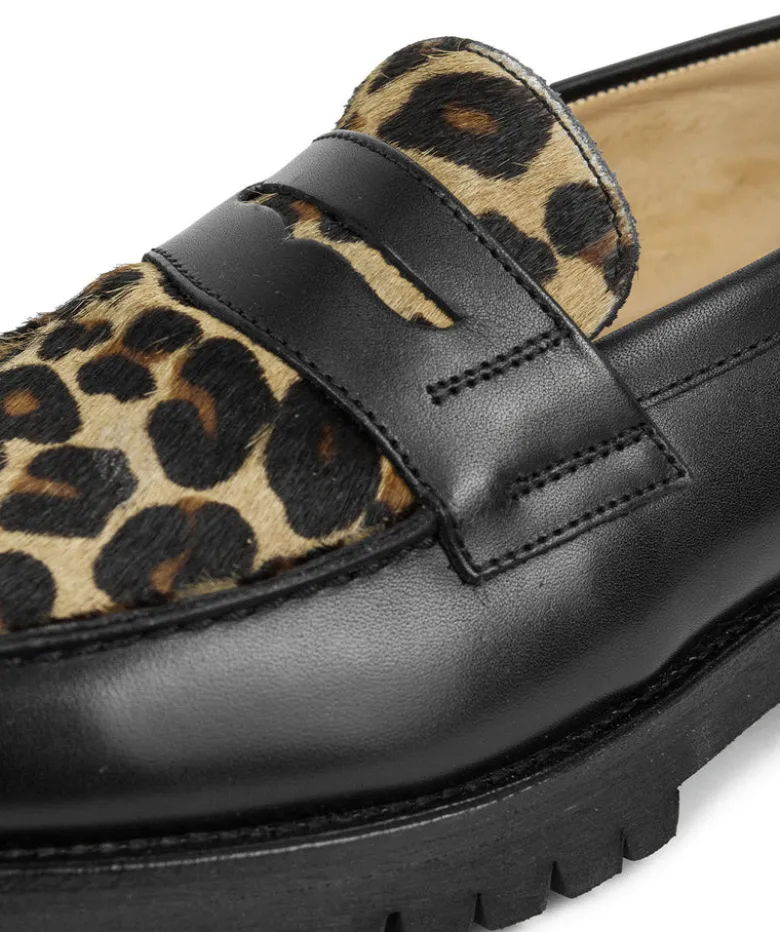 Mocassins LILOU Gomme Léopard