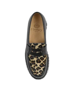 Mocassins LILOU Gomme Léopard