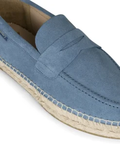 Mocassins NEVADA Daim Bleu