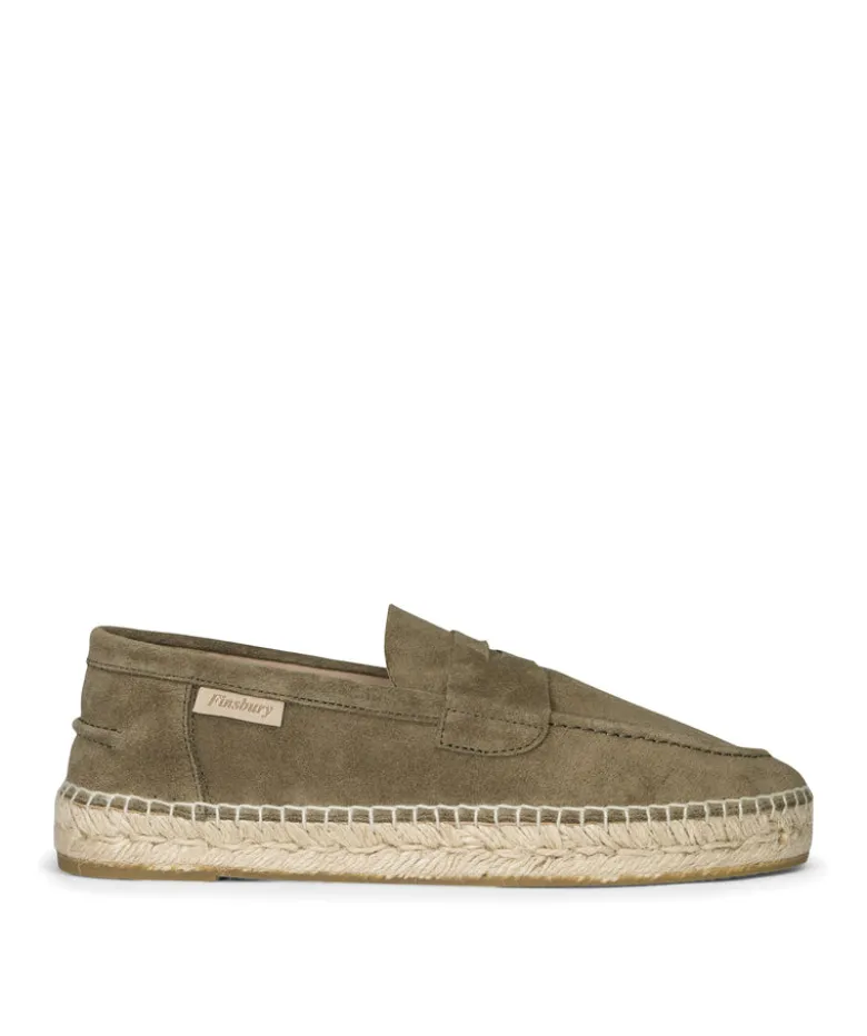 Mocassins NEVADA Daim Olive