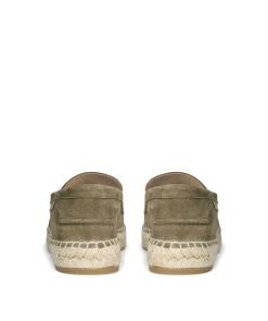 Mocassins NEVADA Daim Olive