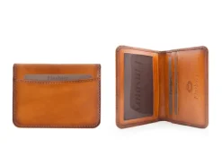Porte-cartes à Deux Volets Gold