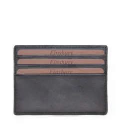 Porte-cartes Gris Patiné