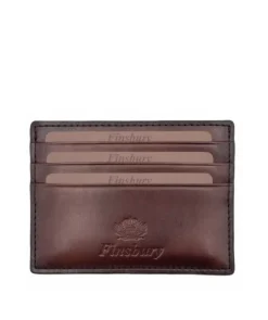 Porte-cartes Marron Patiné