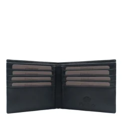 Portefeuille Croco Noir