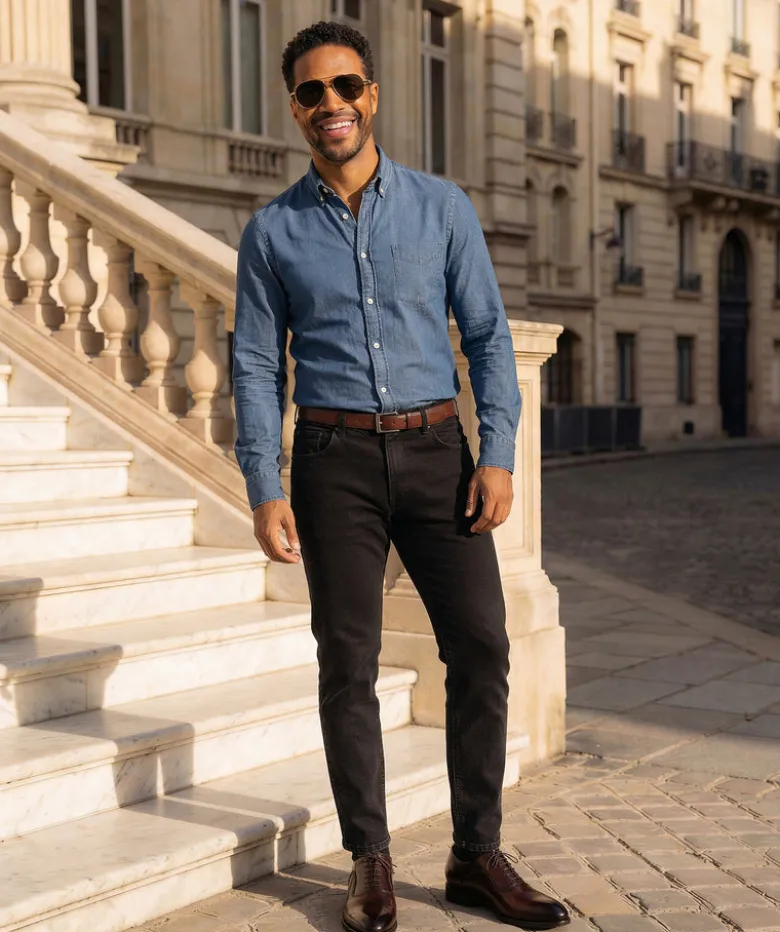 Richelieu ANDREAS Marron Patiné