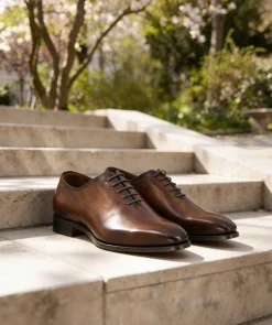 Richelieu ROMEO Marron Patiné