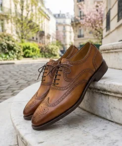 Richelieu STRAND 4 Marron Patiné