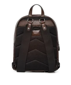 Sac à Dos en Cuir Grainé Marron