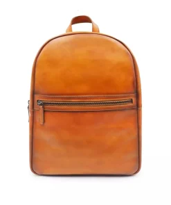 Sac à Dos en Cuir Patiné Gold