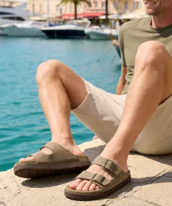 Sandale DIEGO Daim Olive