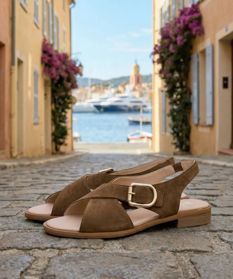 Sandales COLETTE Noisette