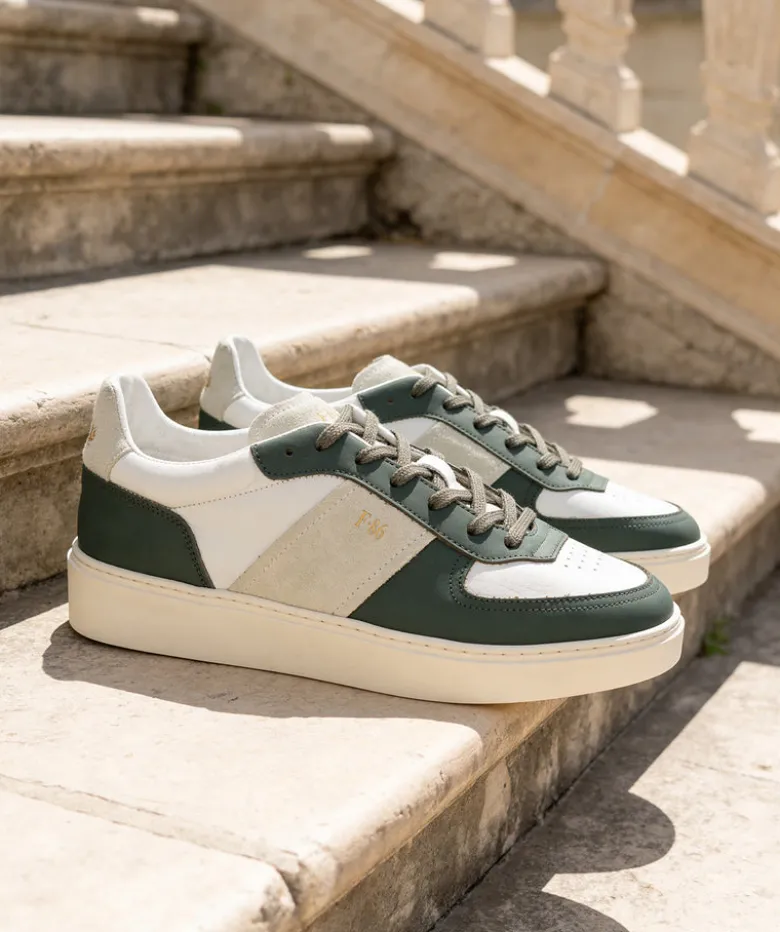 Sneakers ALEXIS Vert et Blanc