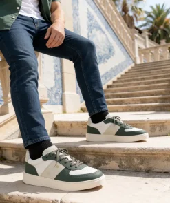 Sneakers ALEXIS Vert et Blanc