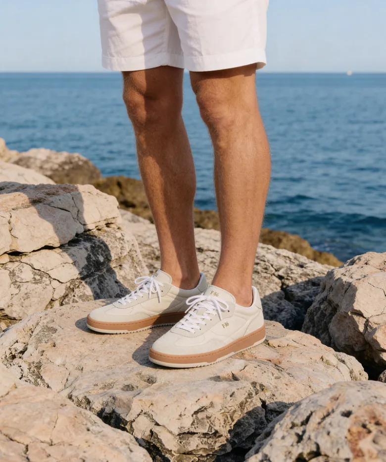 Sneakers JULES Blanc Bi Matière