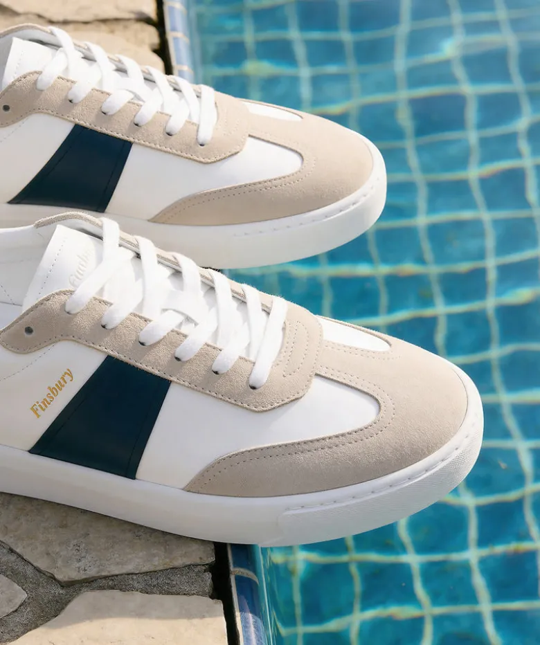 Sneakers LEO Blanc et Bleu