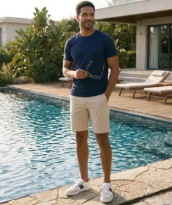 Sneakers LEO Blanc et Bleu