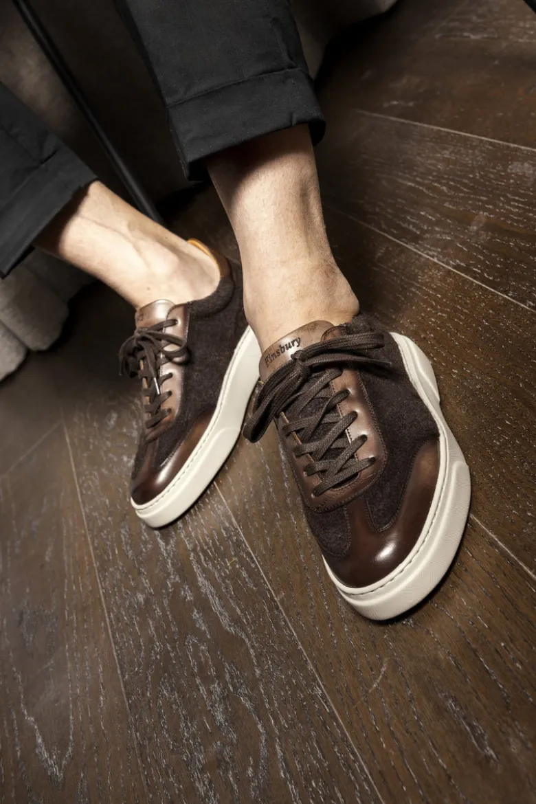 Sneakers MAGNUS Marron chiné