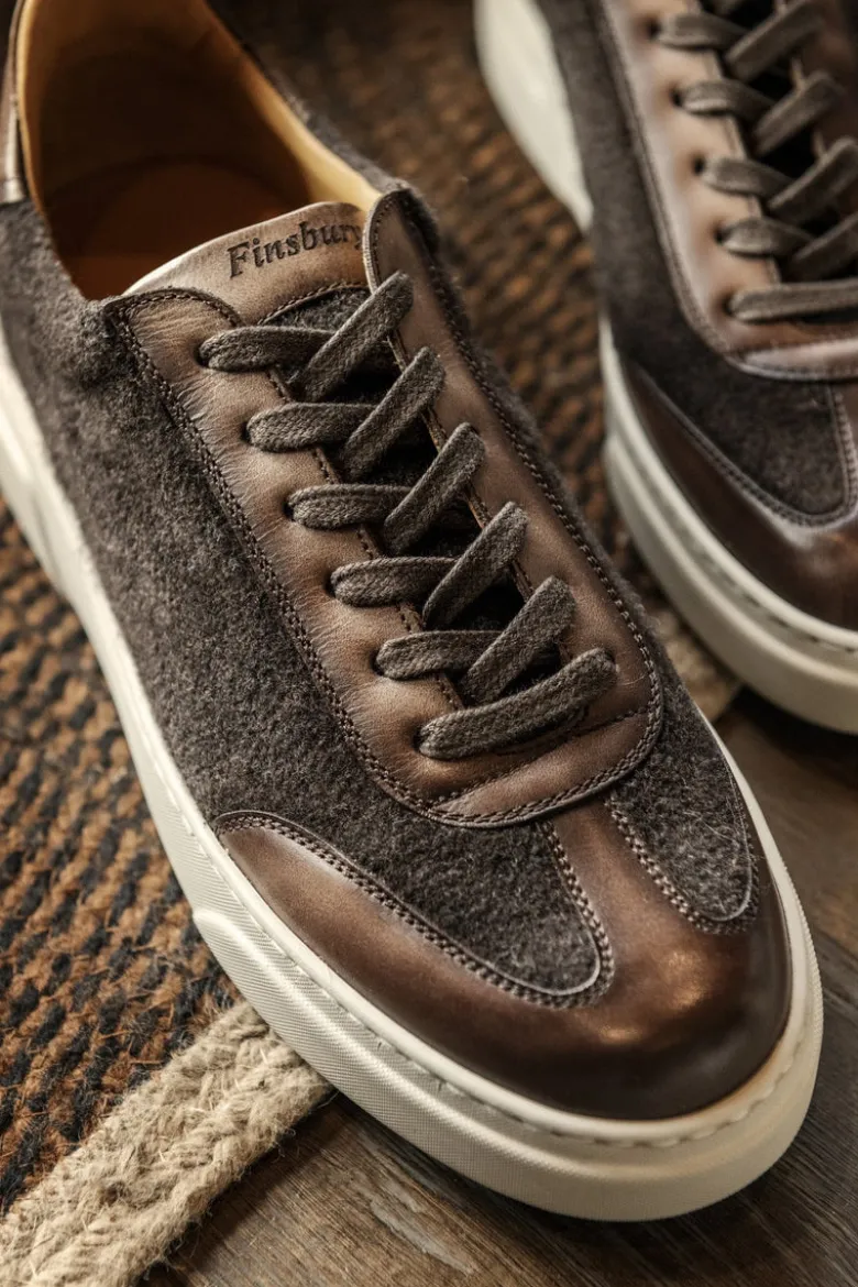 Sneakers MAGNUS Marron chiné