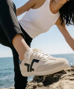 Sneakers MATHILDE Créme et Noir