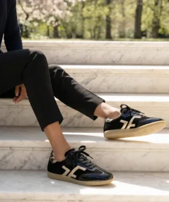 Sneakers MATHILDE Noir Léopard