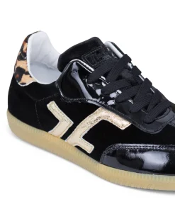 Sneakers MATHILDE Noir Léopard