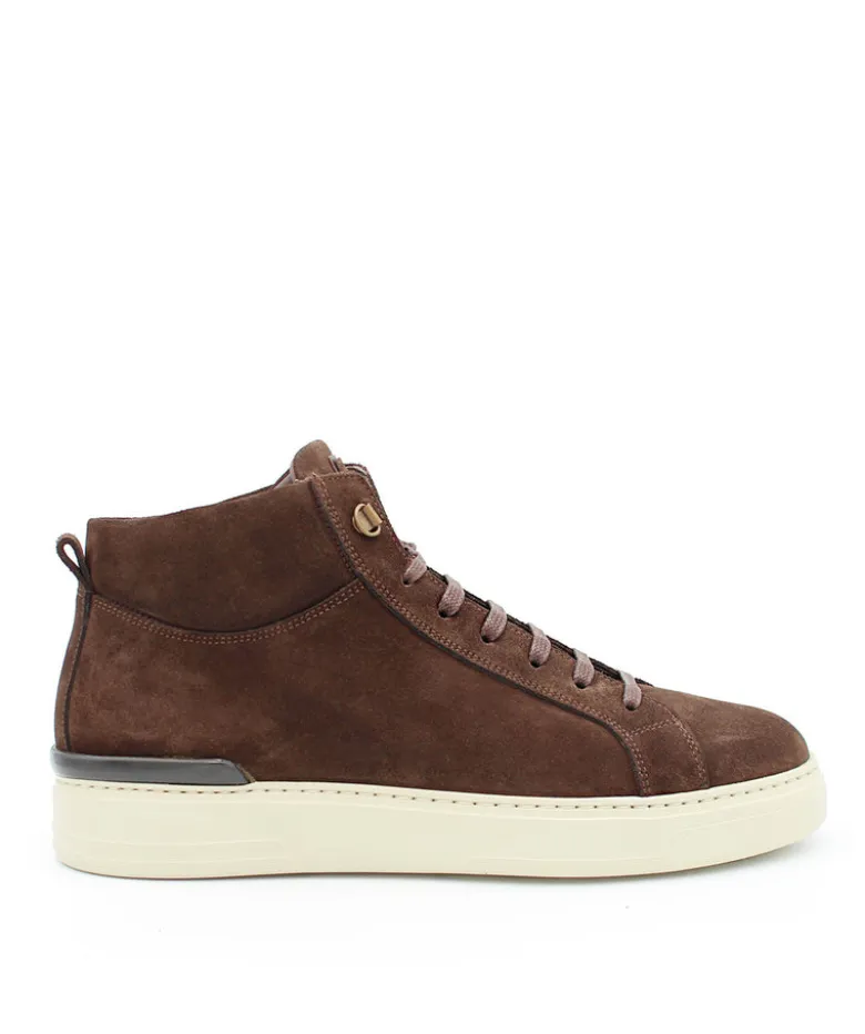 Sneakers Montante RIVA Daim Marron