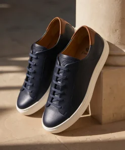 Sneakers MURPHY Grainé Marine