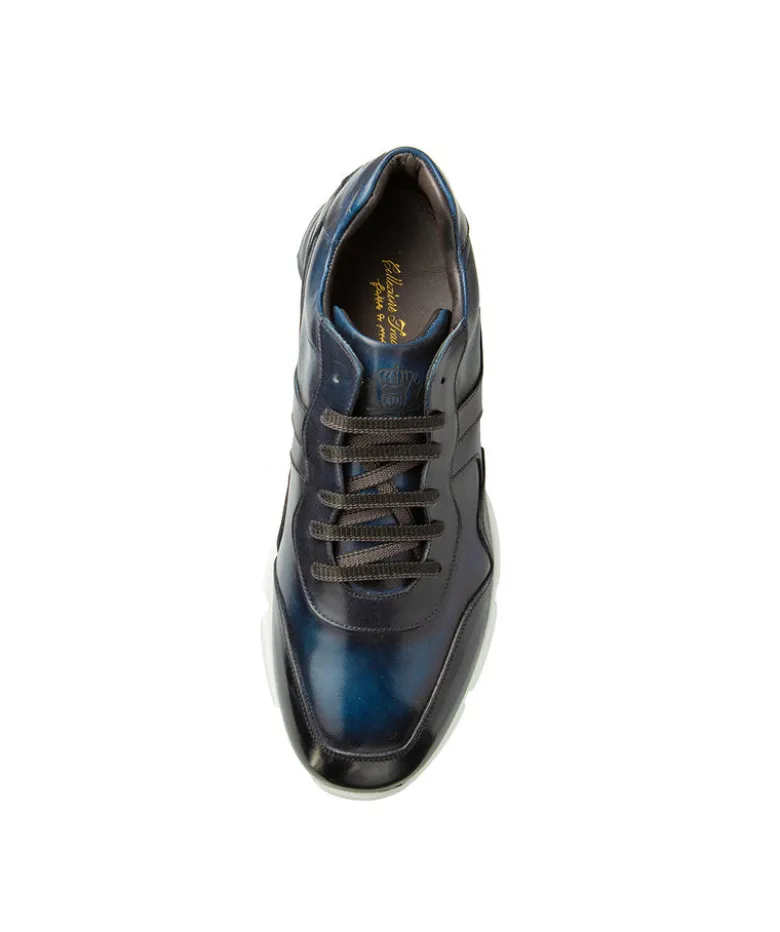 Sneakers PAOLO Bleu Patiné