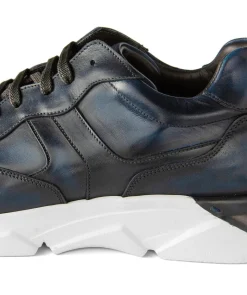 Sneakers PAOLO Bleu Patiné