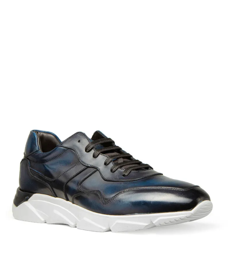 Sneakers PAOLO Bleu Patiné