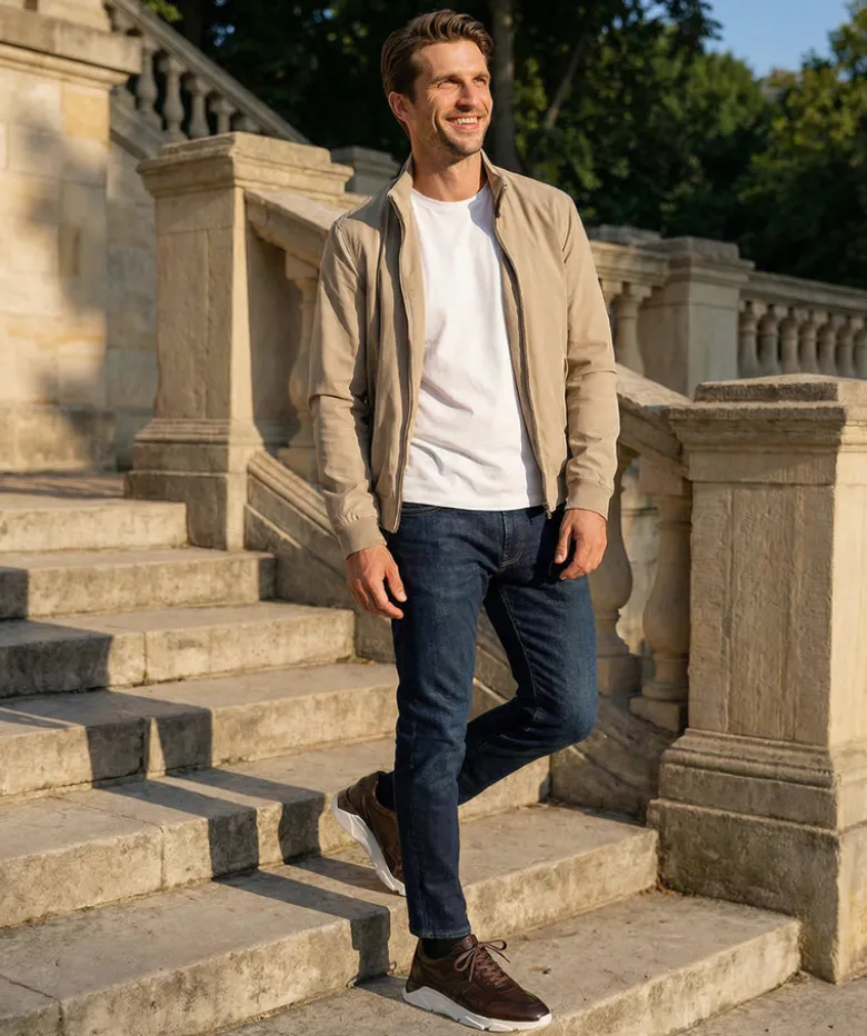 Sneakers PAOLO Marron Patiné