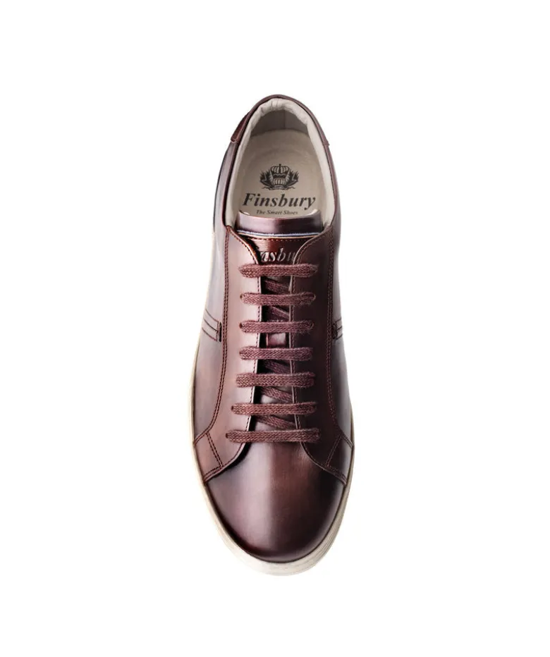 Sneakers RIVA Marron Patiné