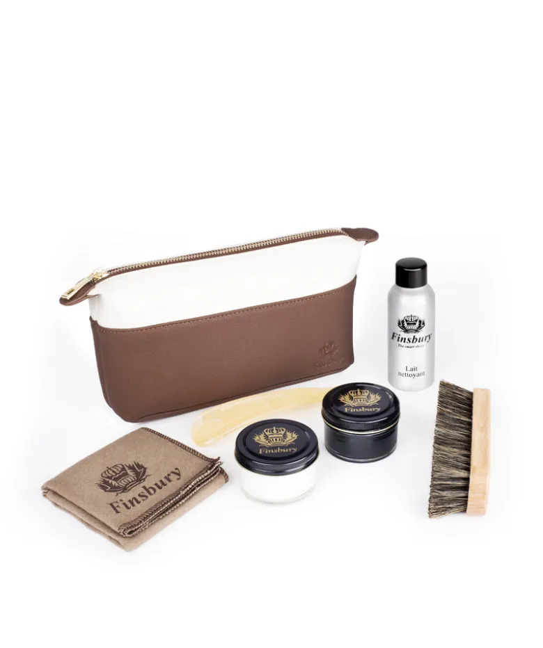 Travel Kit Beige & Marron